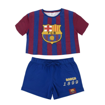 FC Barcelona дамска пижама Short Stripe