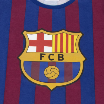 FC Barcelona дамска пижама Short Stripe