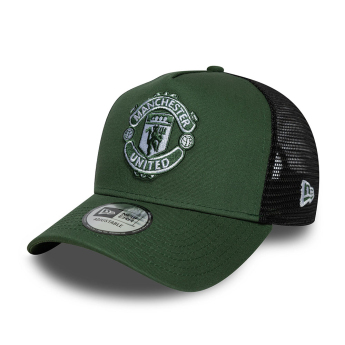 Manchester United баскетболна шапка с козирка 9Forty Trucker green