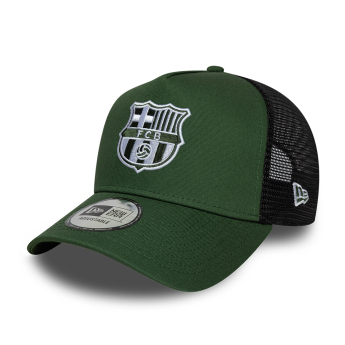 FC Barcelona баскетболна шапка с козирка 9forty Trucker Faux green