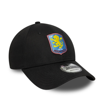 Aston Villa баскетболна шапка с козирка VILLA 9forty black