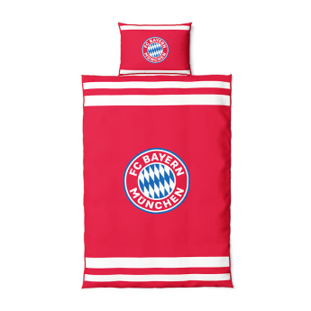 FC Bayern Munich спално бельо за единично легло red
