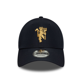 Manchester United баскетболна шапка с козирка 9Forty Gold