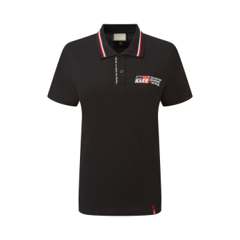 Toyota Gazoo Racing дамска поло блуза Logo black GR 2026