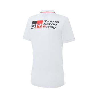 Toyota Gazoo Racing дамска поло блуза Badge white GR 2026