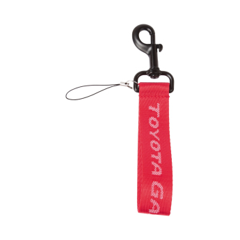 Toyota Gazoo Racing висулка за ключодържател Strap red GR 2026