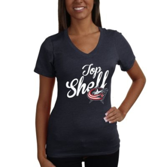 Columbus Blue Jackets дамска тениска Shelf Tri-Blend