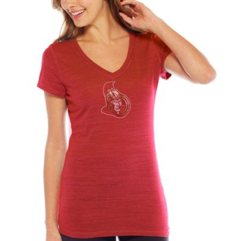 Ottawa Senators дамска тениска red Sequin Logo