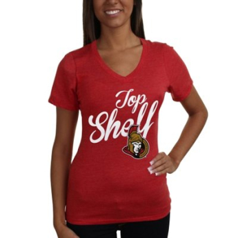 Ottawa Senators дамска тениска red Shelf Tri-Blend
