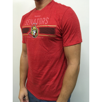 Ottawa Senators мъжка тениска Stripe Overlay red