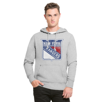 New York Rangers мъжки суитшърт с качулка Knockaround Headline