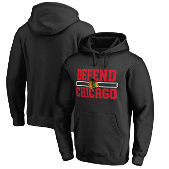 Chicago Blackhawks мъжки суитшърт с качулка black Hometown Collection Defend