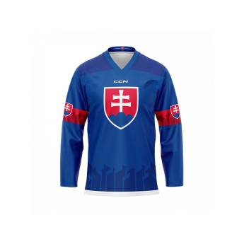 Отбори по хокей хокейна фланелка blue Slovakia