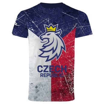Отбори по хокей мъжка тениска Czech Ice Hockey sub logo lion