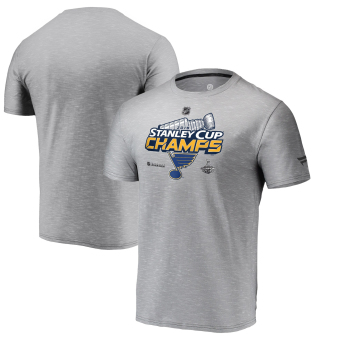 St. Louis Blues мъжка тениска grey 2019 Stanley Cup Champions Locker Room