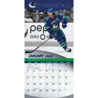 Vancouver Canucks календар 2020 Wall