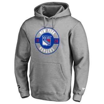 New York Rangers мъжки суитшърт с качулка Iconic Circle Start Graphic
