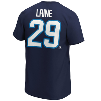 Winnipeg Jets мъжка тениска Patrik Laine #29 Iconic Name & Number Graphic