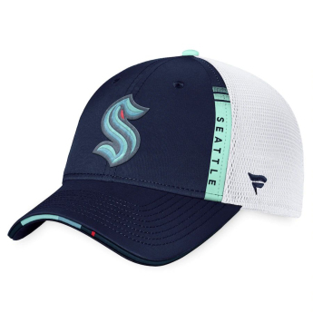 Seattle Kraken баскетболна шапка с козирка 2022 NHL Draft Authentic Pro On Stage Trucker Adjustable