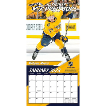 Nashville Predators календар 2023 Wall