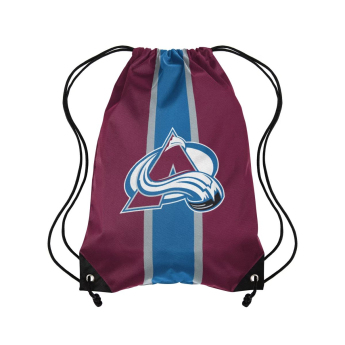 Colorado Avalanche чанта за фитнес FOCO Team Stripe Drawstring Backpack