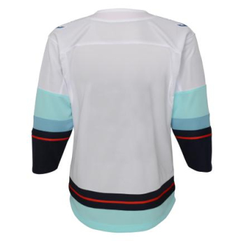Seattle Kraken детска хокейна фланелка Premier White Away