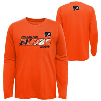 Philadelphia Flyers детска тениска с дълъг ръкав Rink Reimagined LS Ultra orange