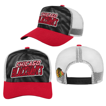 Chicago Blackhawks детска бейзболна шапка с козирка Santa Cruz Tie Dye Trucker