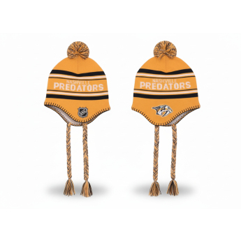 Nashville Predators детска зимна шапка Jacquard Tassel
