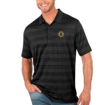 Boston Bruins мъжка поло тениска Antigua Compass Black