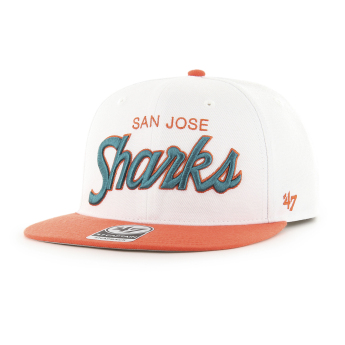 San Jose Sharks шапка с козирка flat Script Side Two Tone 47 CAPTAIN NHL WO