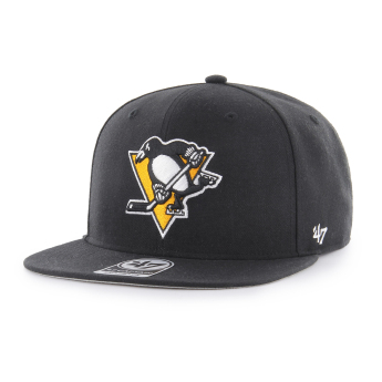 Pittsburgh Penguins шапка с козирка flat No Shot 47 CAPTAIN NHL black