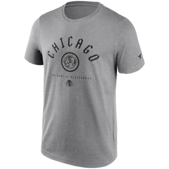 Chicago Blackhawks мъжка тениска College Stamp grey