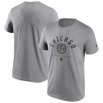 Chicago Blackhawks мъжка тениска College Stamp grey
