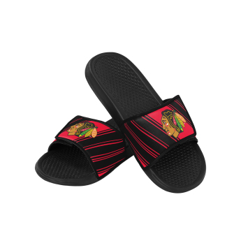 Chicago Blackhawks мъжки пантофи Legacy Velcro Sport Slide Slipper