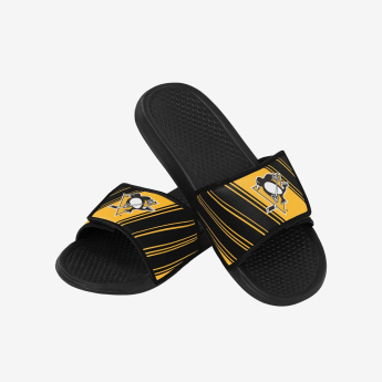 Pittsburgh Penguins мъжки пантофи Legacy Velcro Sport Slide Slipper