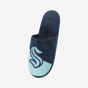 Seattle Kraken мъжки пантофи Logo Staycation Slipper