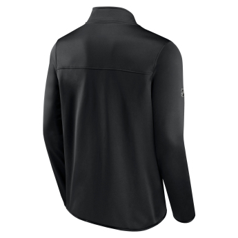 Chicago Blackhawks мъжко яке RINK Fleece Jacket Black-Black