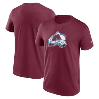 Colorado Avalanche мъжка тениска Primary Logo Graphic Rhododendron