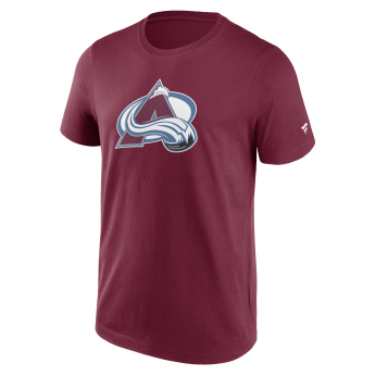 Colorado Avalanche мъжка тениска Primary Logo Graphic Rhododendron