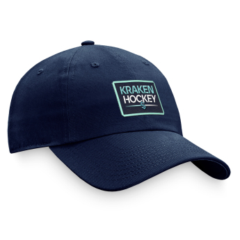 Seattle Kraken баскетболна шапка с козирка Authentic Pro Prime Graphic Unstructured Adjustable navy
