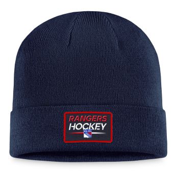New York Rangers зимна шапка Authentic Pro Prime Cuffed Beanie navy
