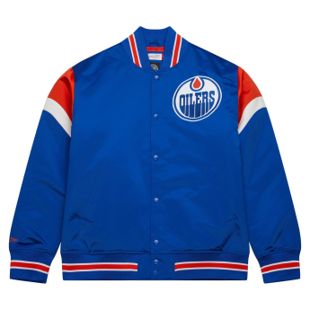 Edmonton Oilers мъжко яке NHL Heavyweight Satin Jacket