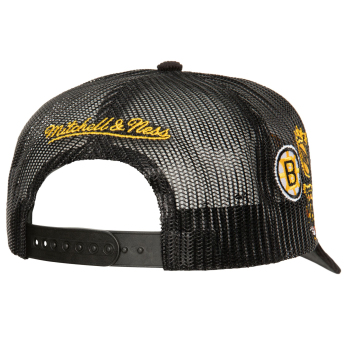 Boston Bruins баскетболна шапка с козирка NHL Times Up Trucker black