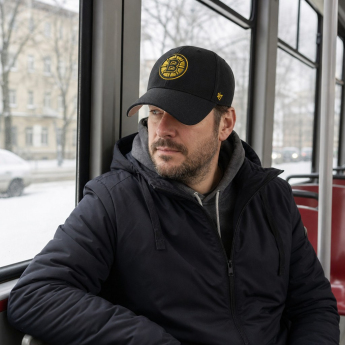 Boston Bruins баскетболна шапка с козирка Metallic Snap 47 MVP Black