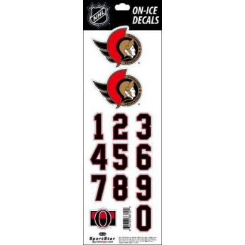 Ottawa Senators стикери за каска Decals New Logo