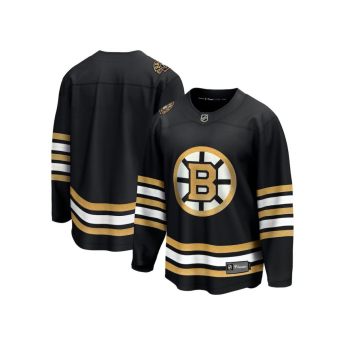 Boston Bruins детска хокейна фланелка Black 100th Anniversary Replica Jersey