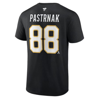 Boston Bruins мъжка тениска 100th Anniversary Stack Logo Name & Number