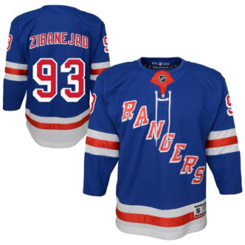 New York Rangers детска хокейна фланелка Mika Zibanejad Premier Home