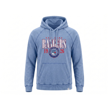 New York Rangers мъжки суитшърт с качулка A/LS Hoodie blue